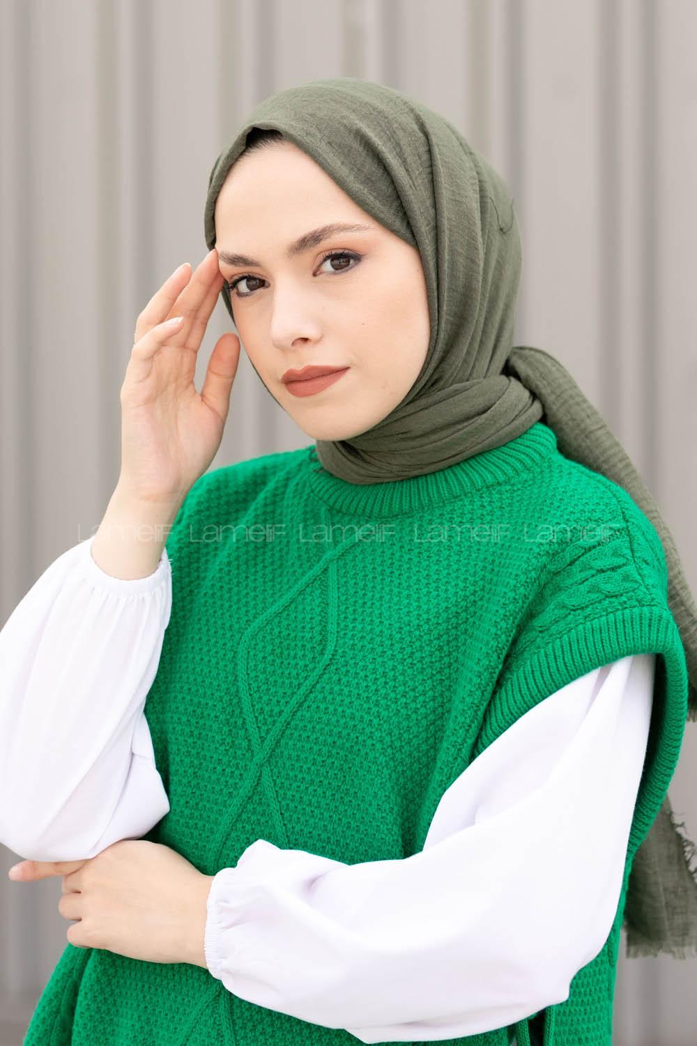 Lamelif Haki Bürümcük Şal