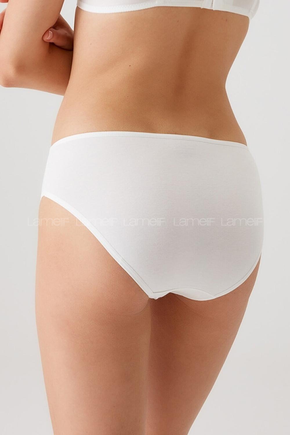 White Cotton Fabric Scanties