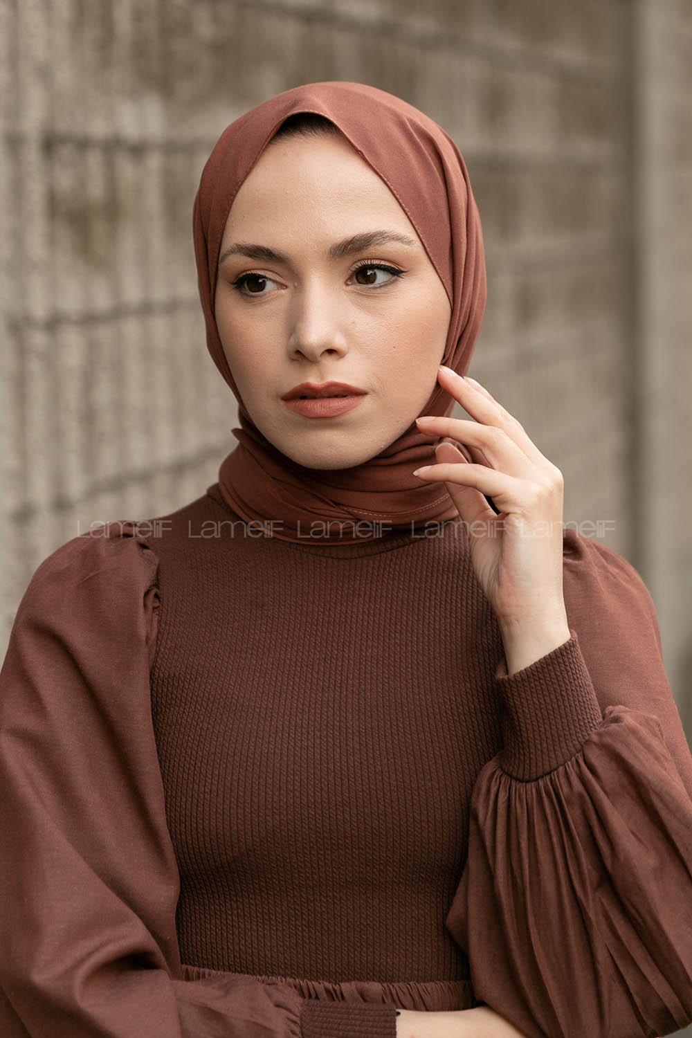 Lamelif Badem Keten Şal