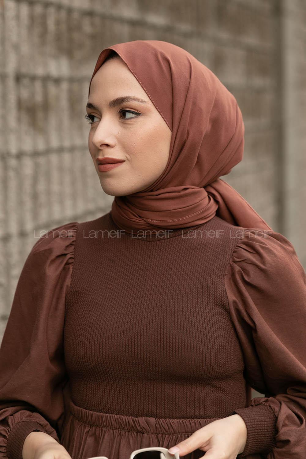 Lamelif Badem Keten Şal