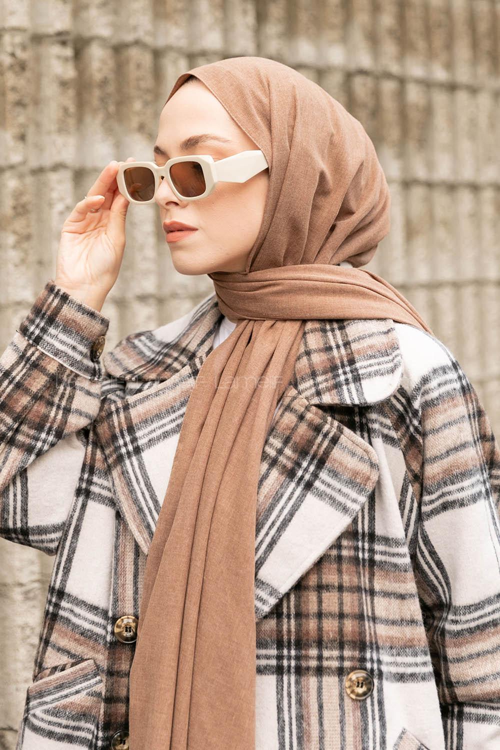 Lamelif Toprak Keten Şal