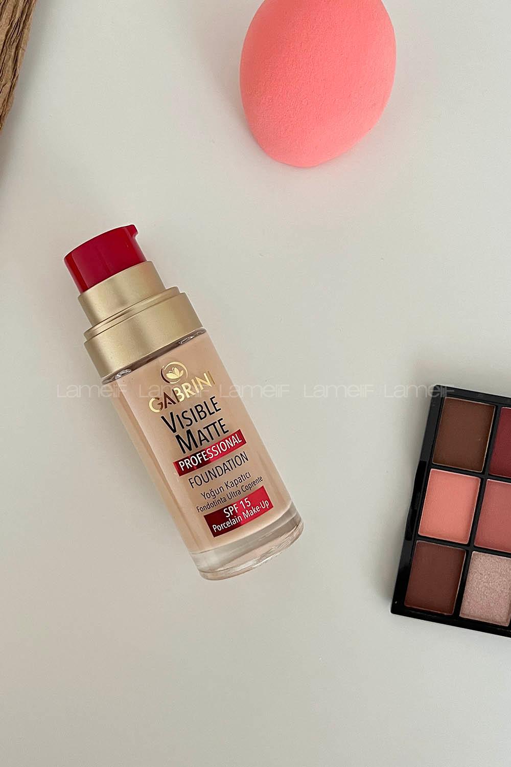 Lamelif Gabrini Visible Mat Yoğun Kapatıcı Fondöten 02