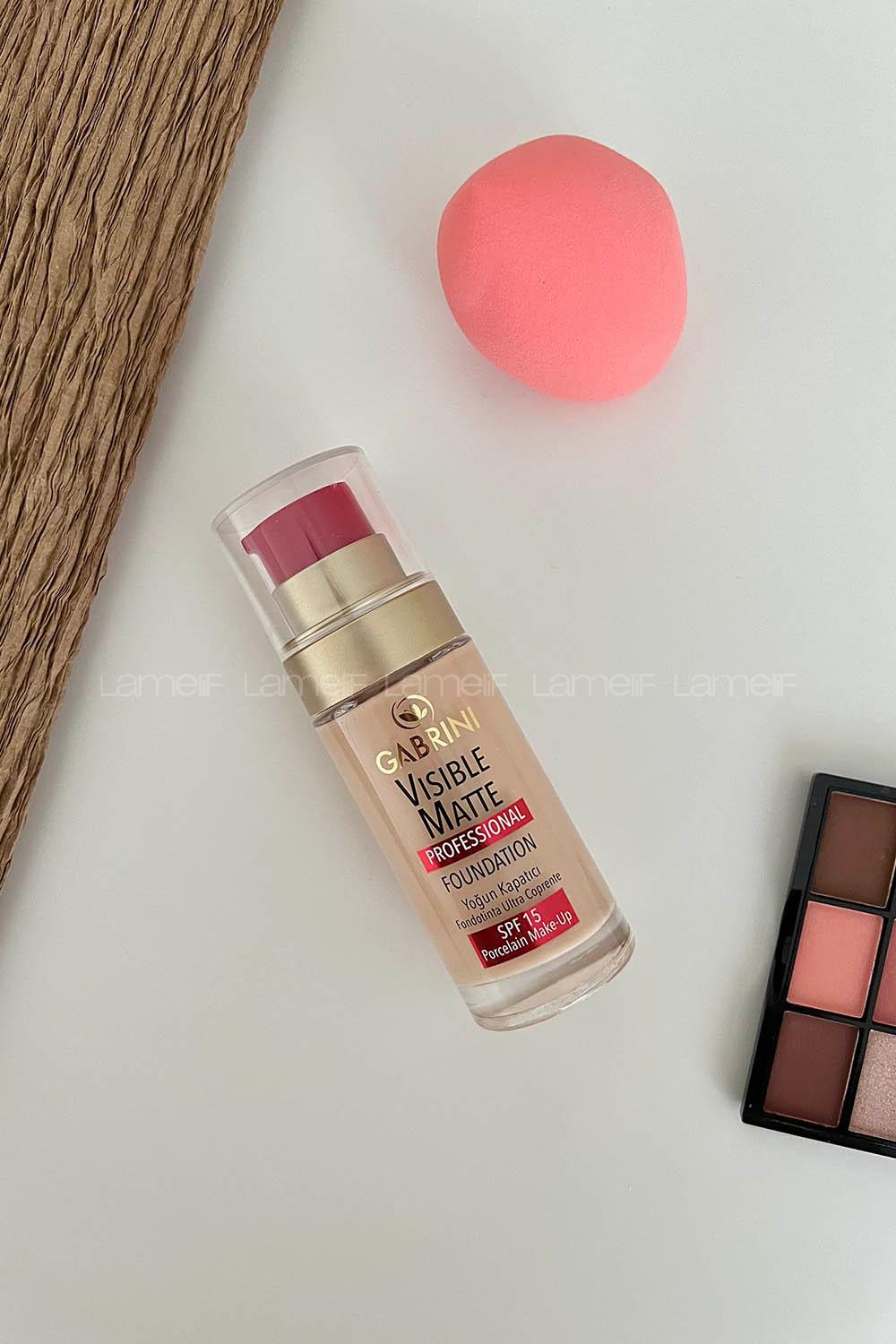 Lamelif Gabrini Visible Mat Yoğun Kapatıcı Fondöten 04