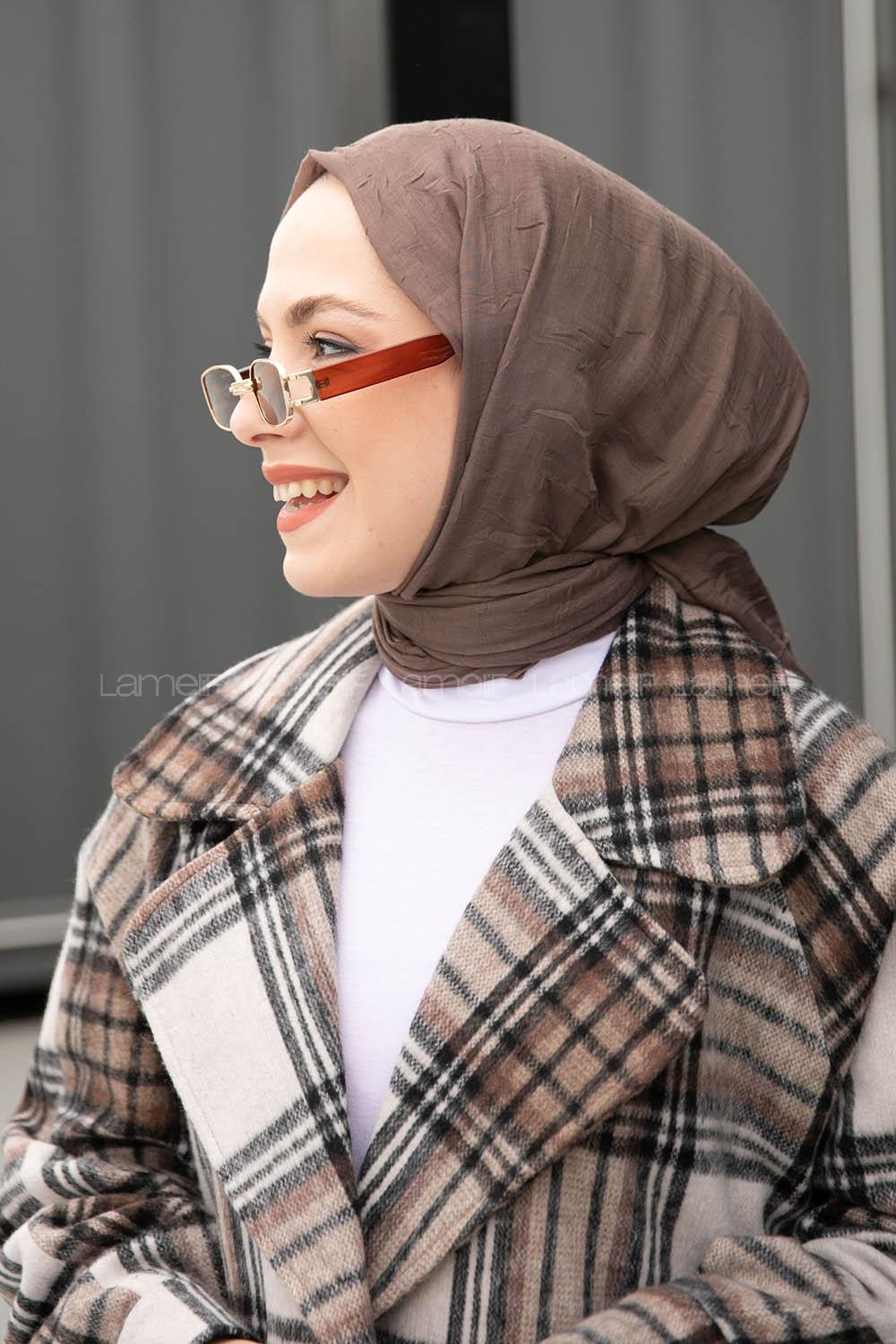 Lamelif Bambu Şal Soft Kahve