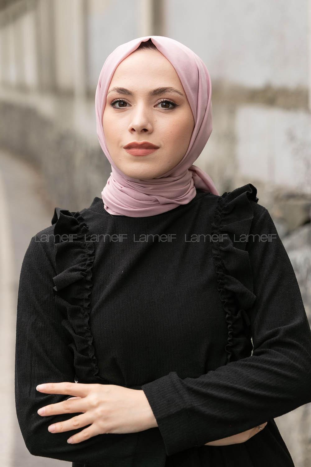 Lamelif Şirin Orkide İnce Keten Şal