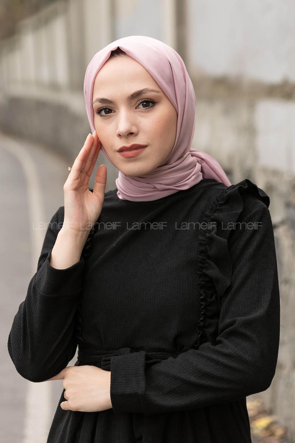 Lamelif Şirin Orkide İnce Keten Şal