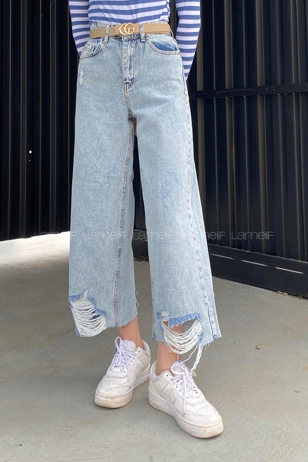 Lamelif Lazer Kesim Jean