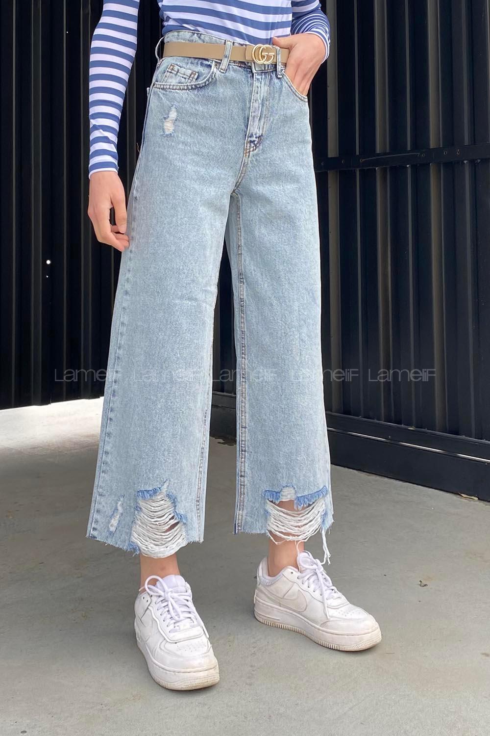 Lamelif Lazer Kesim Jean