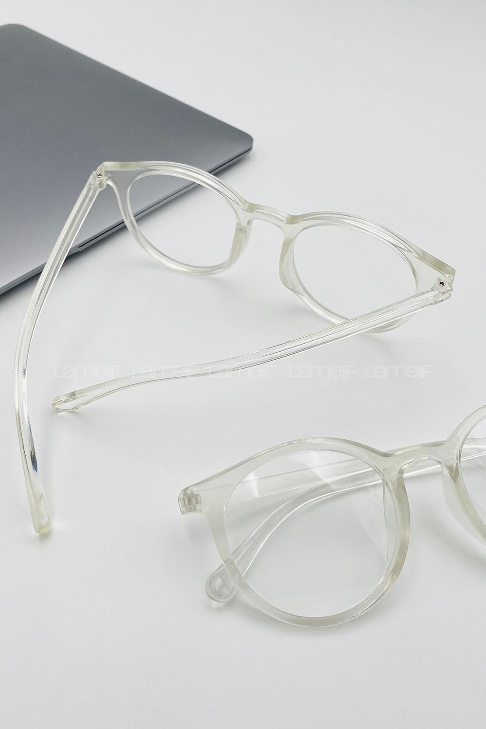 Lamelif Ayris -Şeffaf Çerçeve Şeffaf Cam- Güneş Gözlüğü