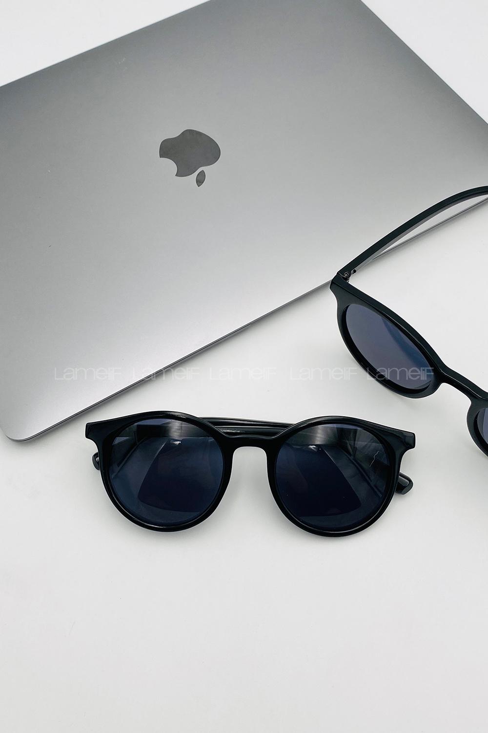 Lamelif Ayris -Siyah Çerçeve Siyah Cam- Güneş Gözlüğü