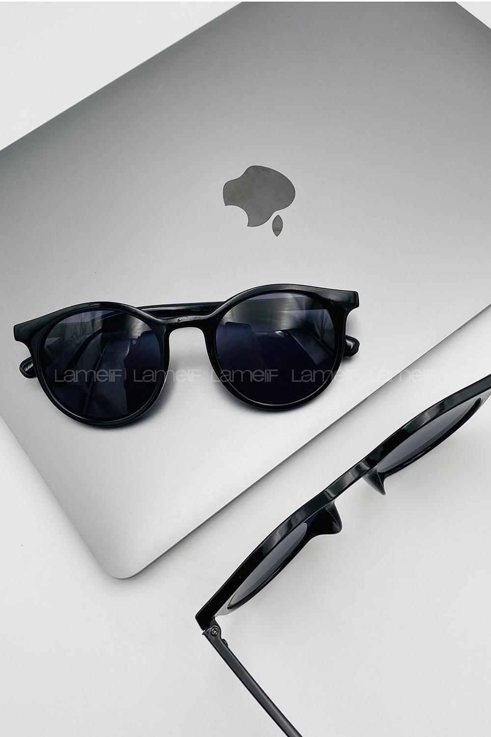 Lamelif Ayris -Siyah Çerçeve Siyah Cam- Güneş Gözlüğü