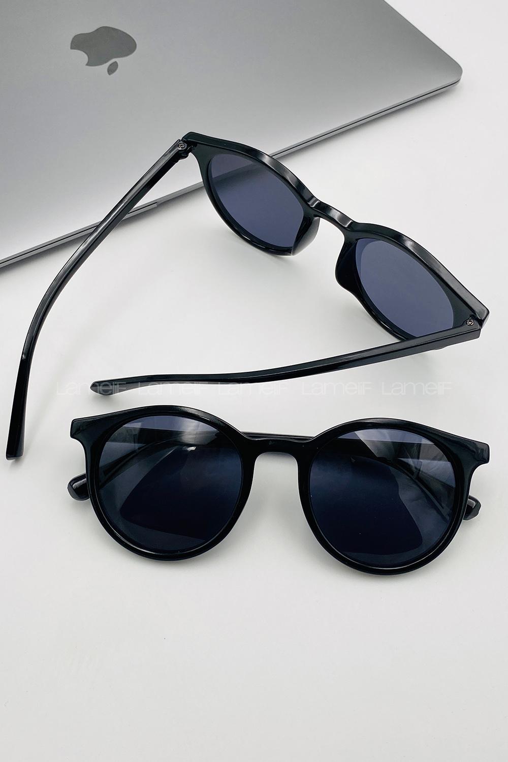 Lamelif Ayris -Siyah Çerçeve Siyah Cam- Güneş Gözlüğü