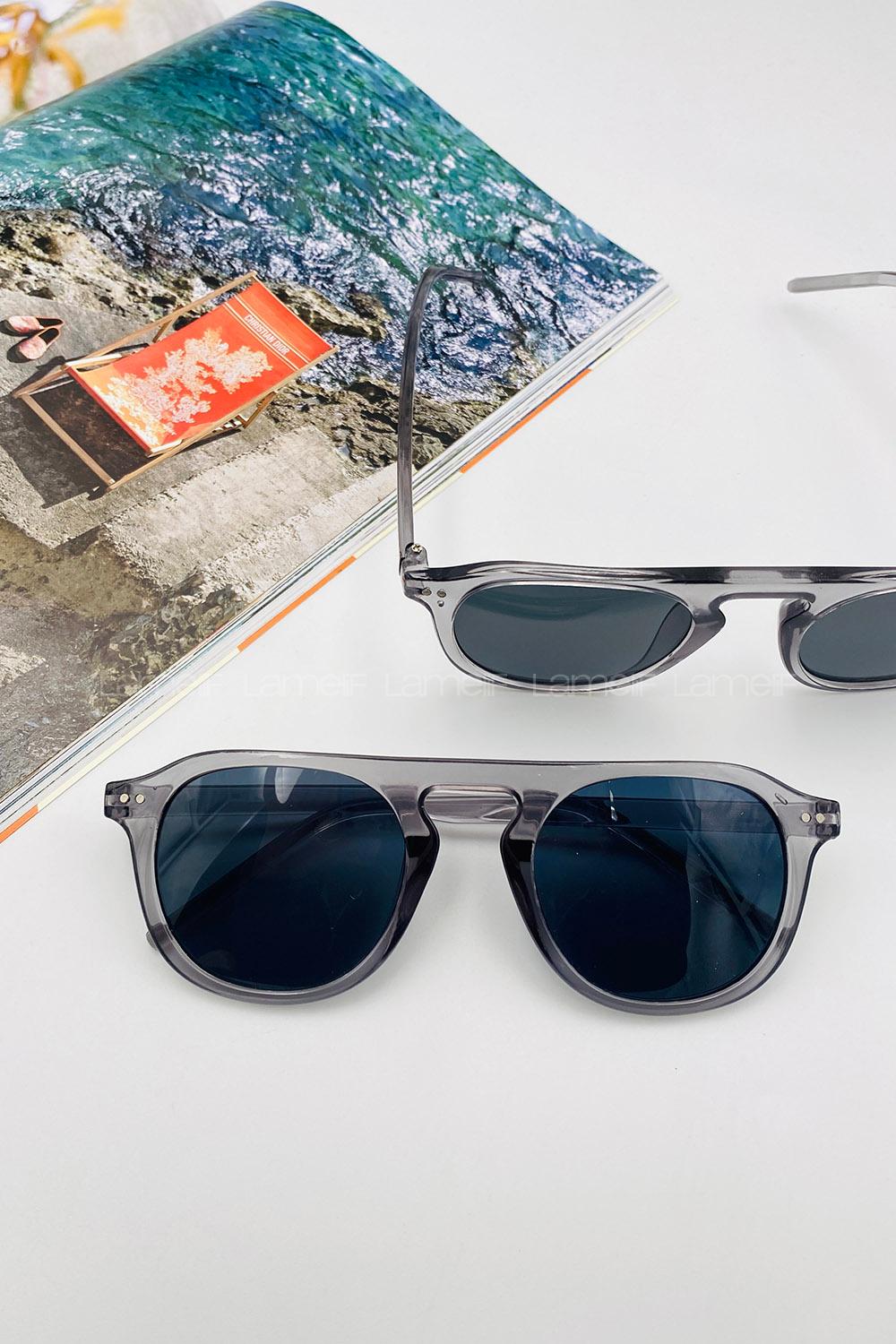 Lamelif Beliz Gri Güneş Gözlüğü