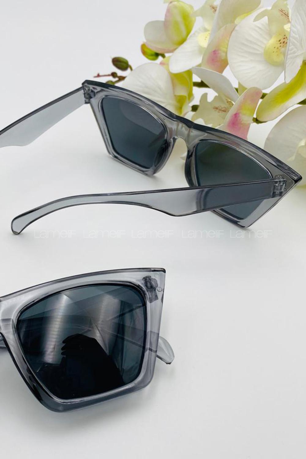 Lamelif Füme Cat Eye Güneş Gözlüğü