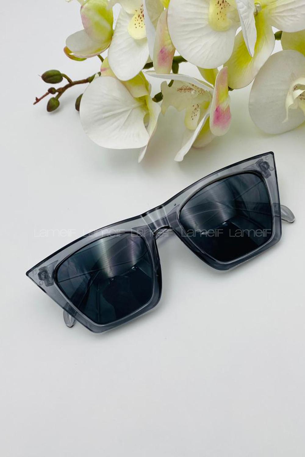 Lamelif Füme Cat Eye Güneş Gözlüğü
