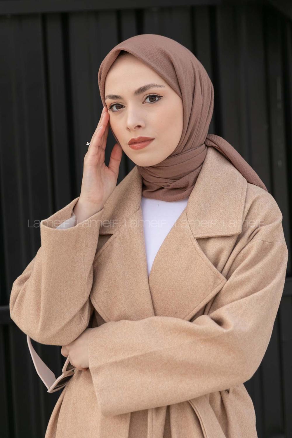 Mint Green Cotton Fabric Straight Shawl