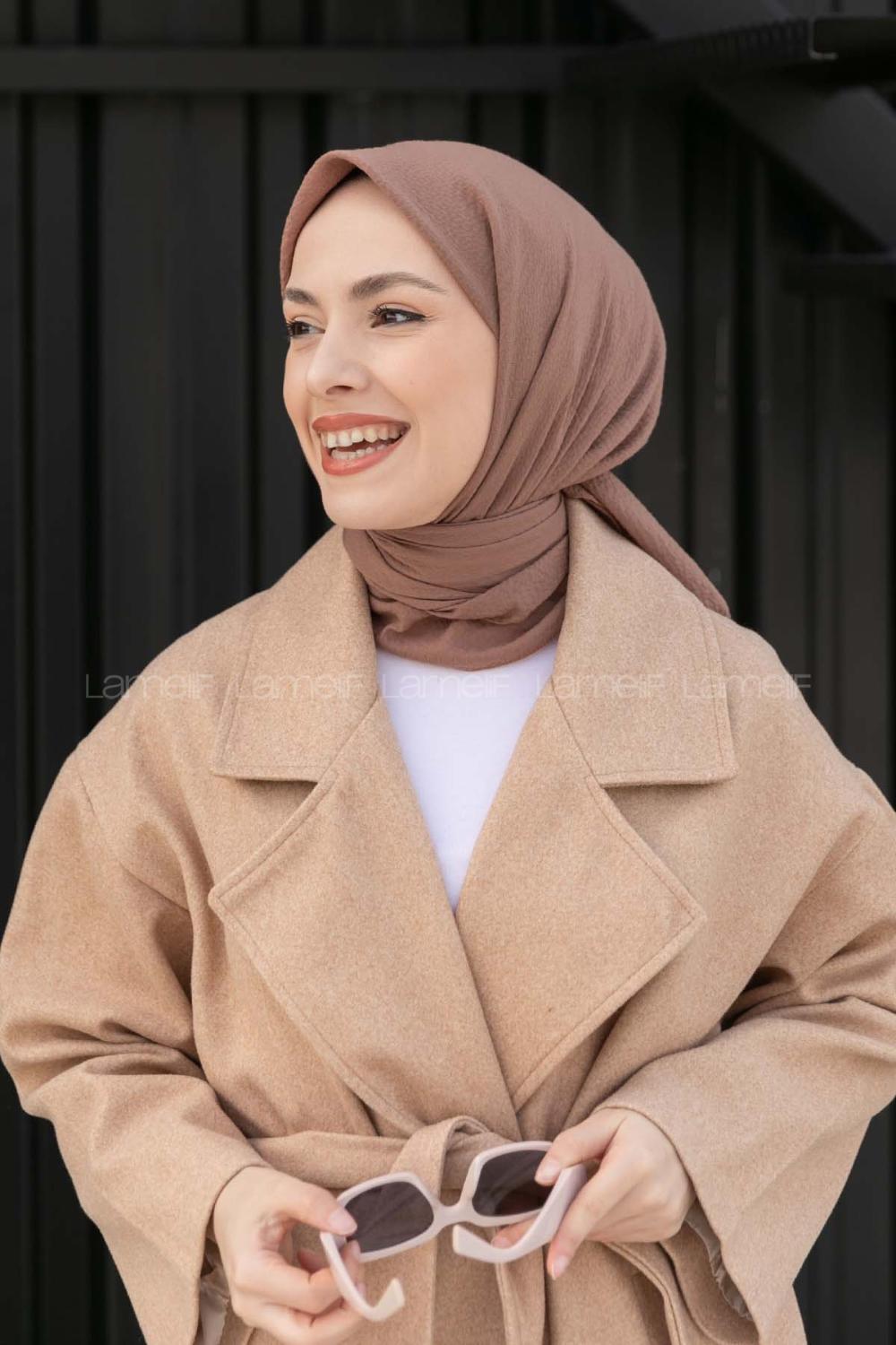 Mint Green Cotton Fabric Straight Shawl