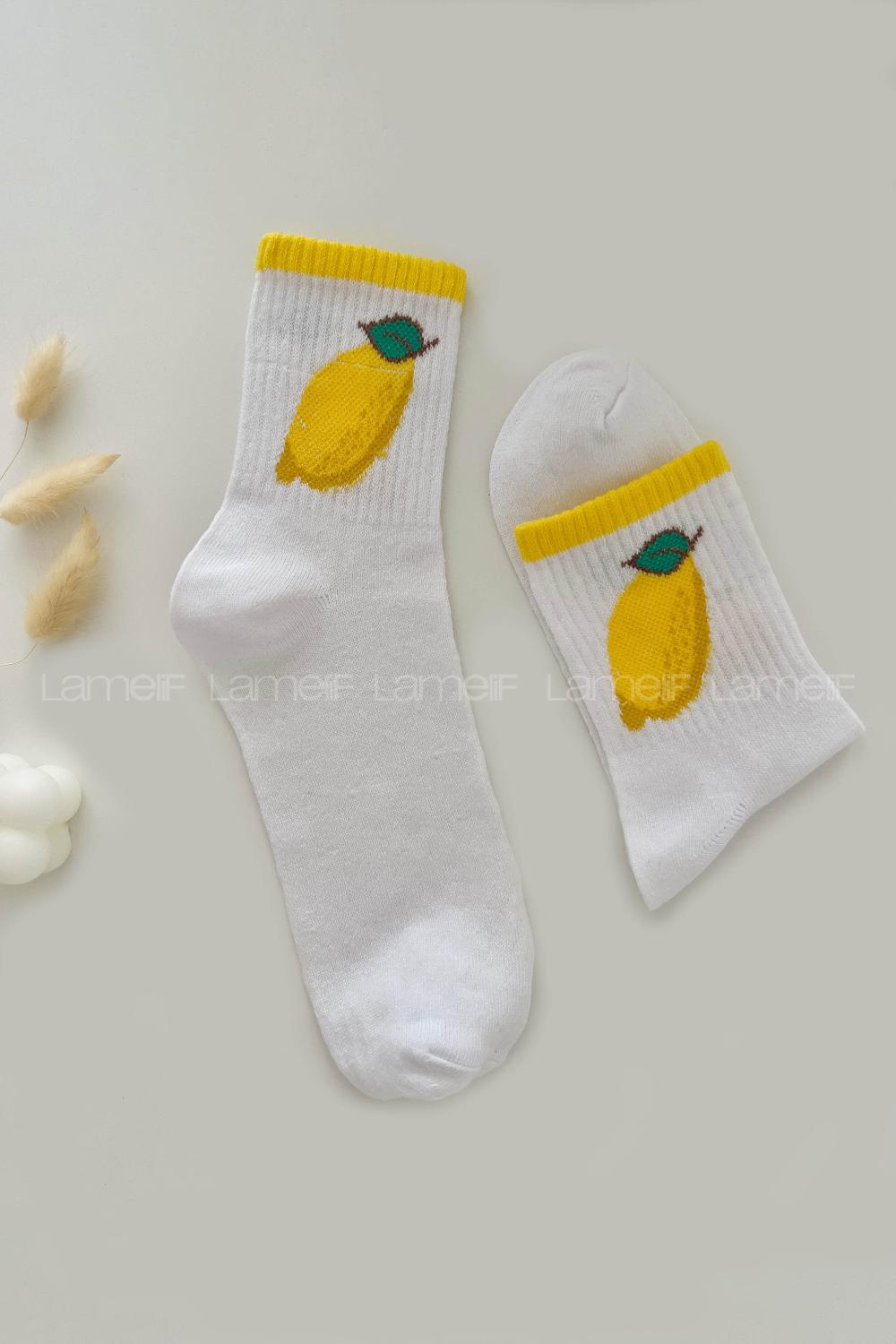 White-8 Sock