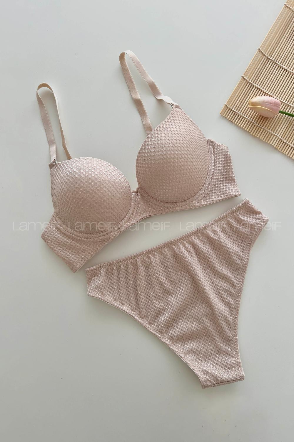 Skin Cotton Fabric Underwire Support Bralet