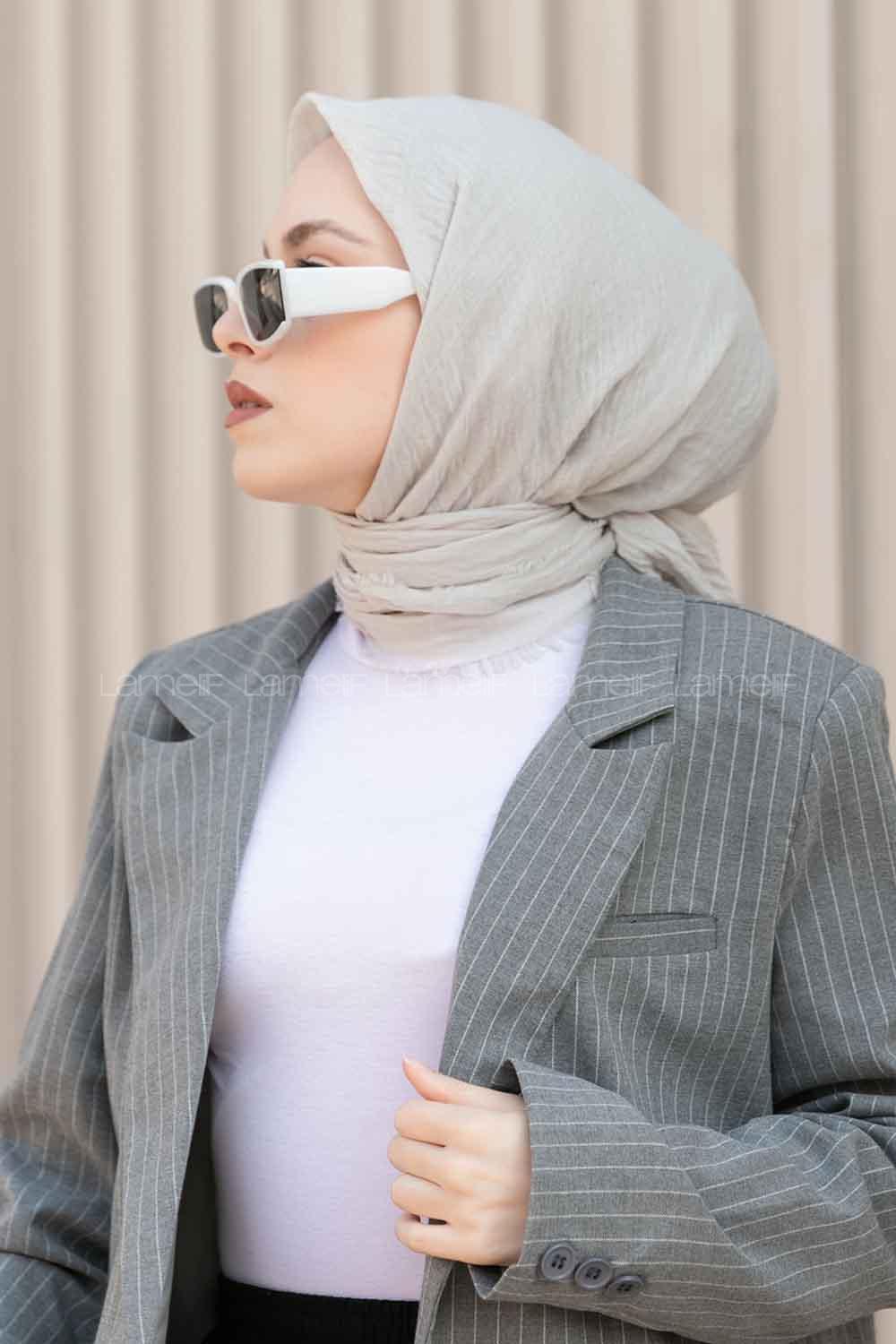 Lamelif Bürümcük Eşarp Taş