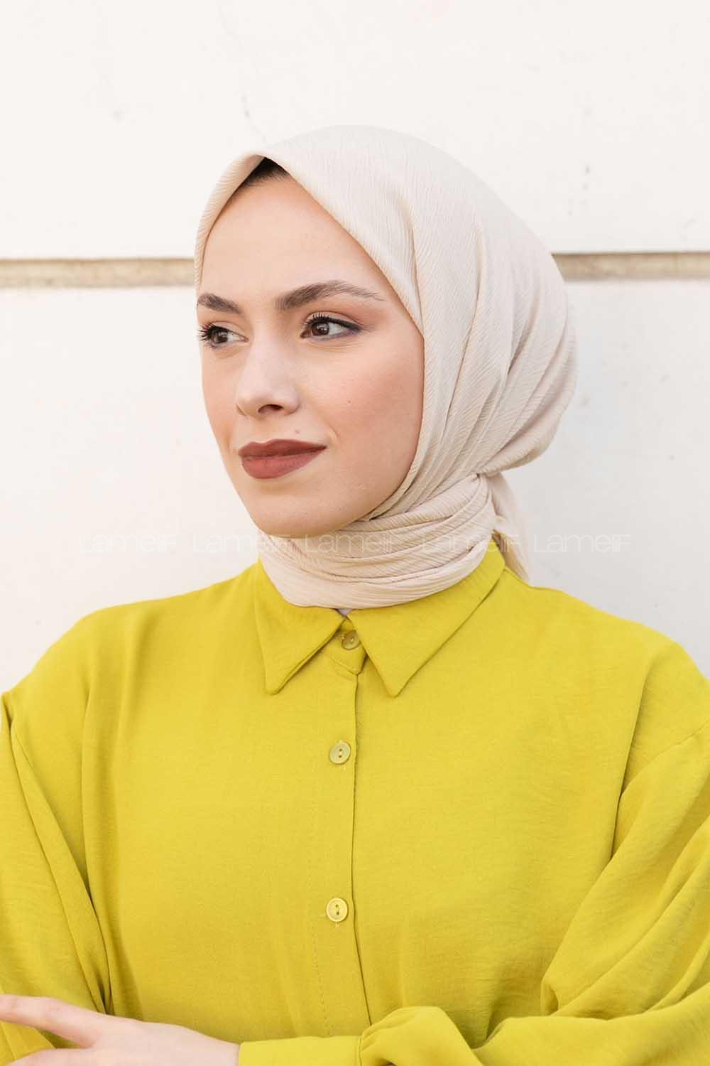 Lamelif Krimkıl Eşarp Bej