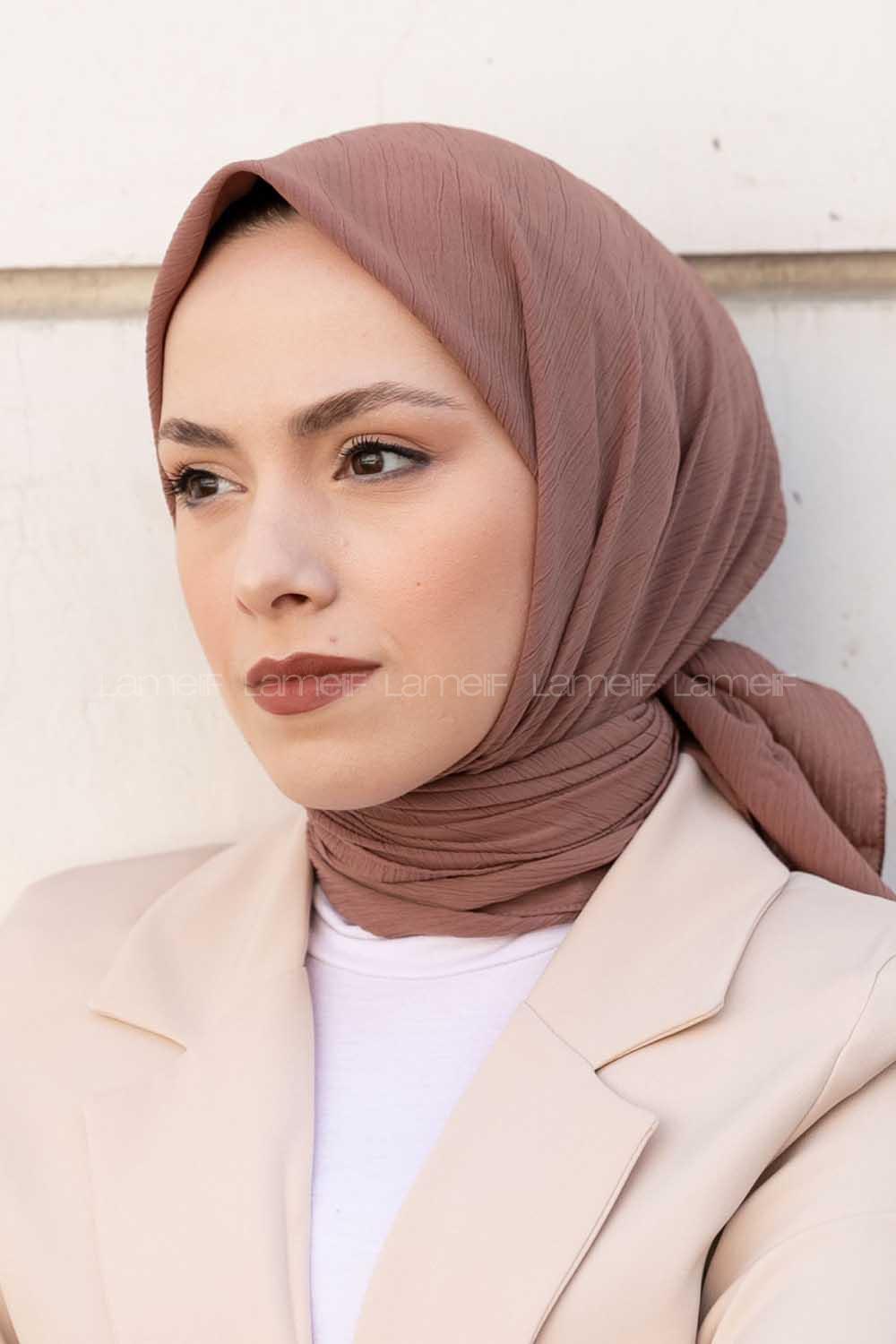 Lamelif Krimkıl Eşarp Gül Kurusu