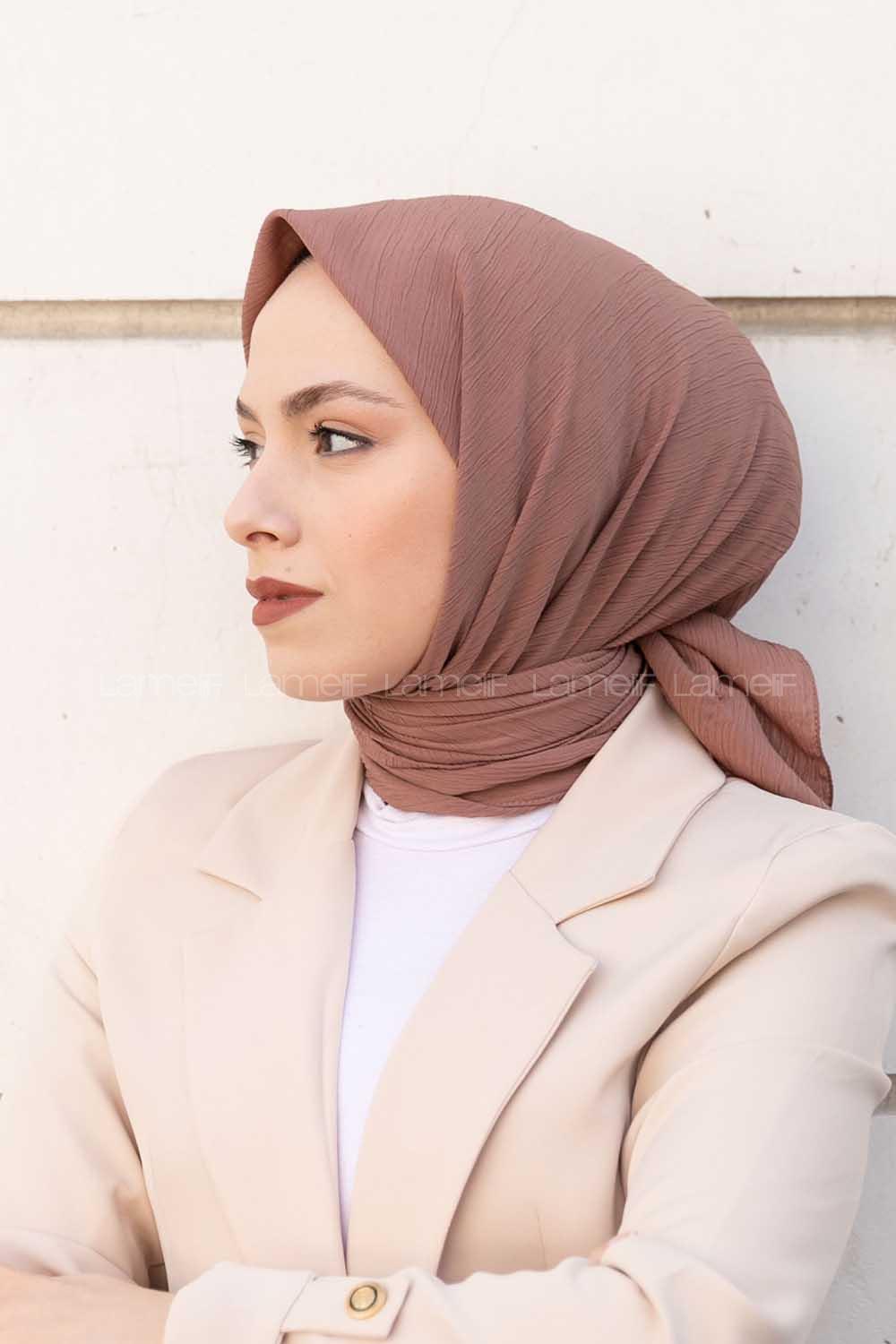 Lamelif Krimkıl Eşarp Gül Kurusu