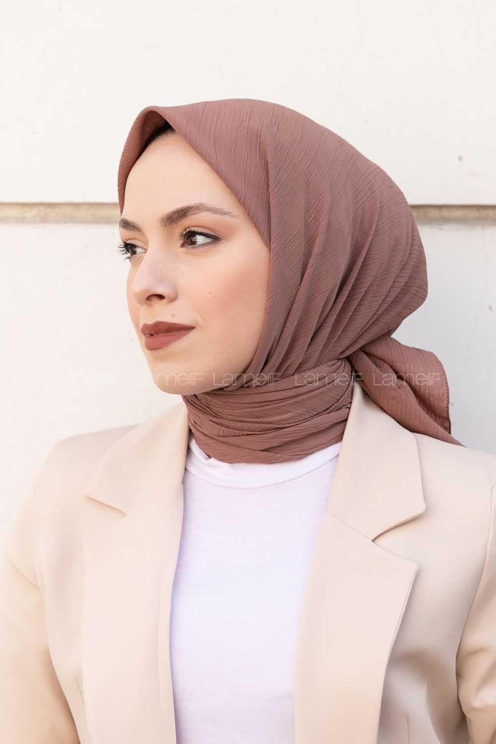 Lamelif Krimkıl Eşarp Gül Kurusu