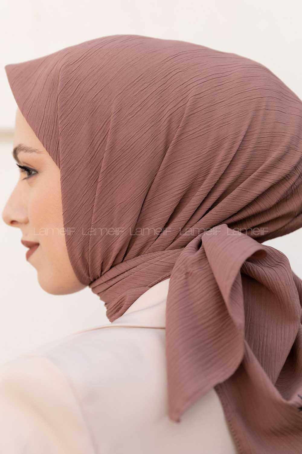 Lamelif Krimkıl Eşarp Gül Kurusu