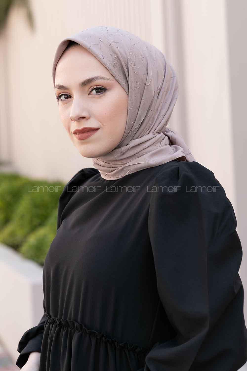 Lamelif Bambu Eşarp Vizon