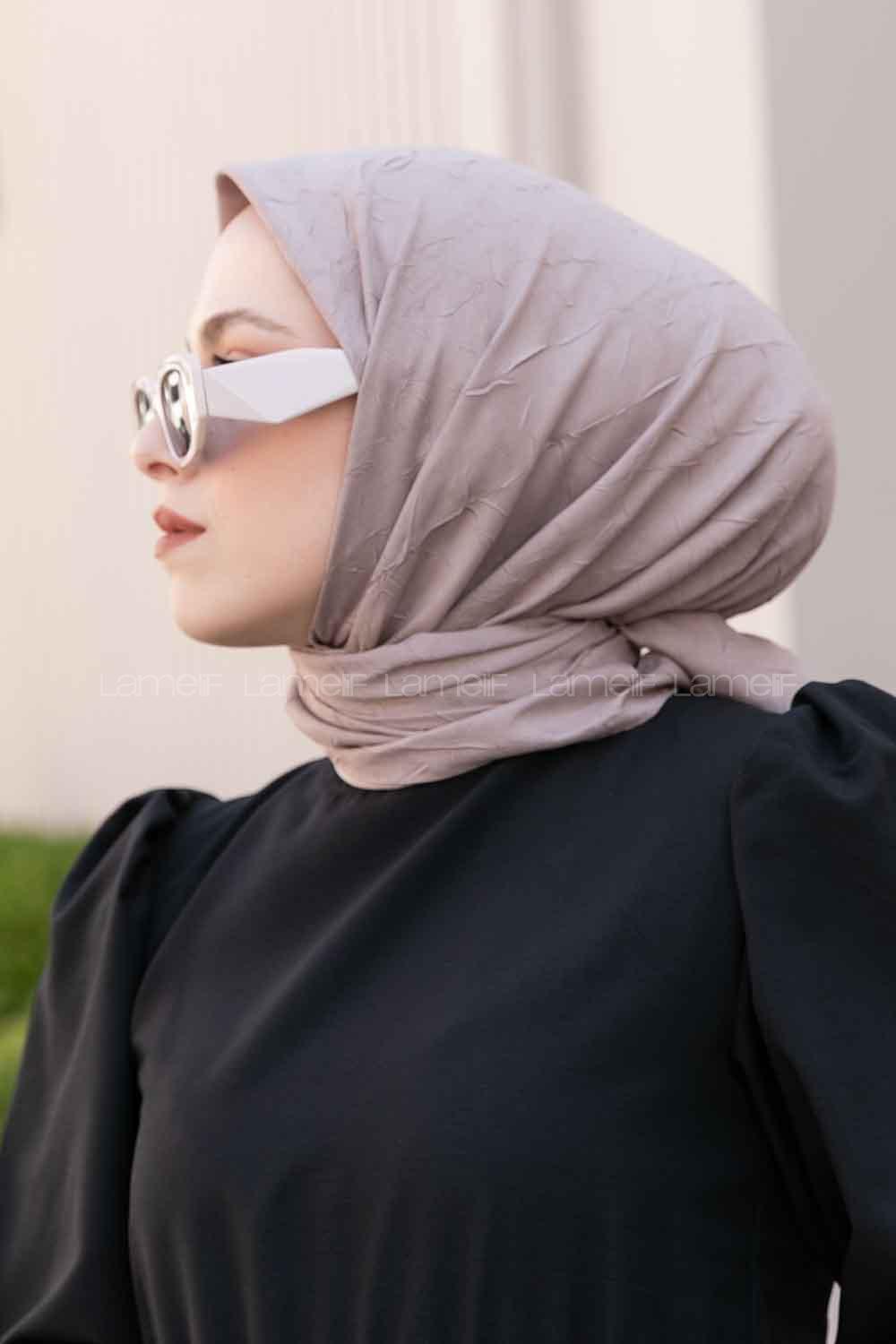 Lamelif Bambu Eşarp Vizon