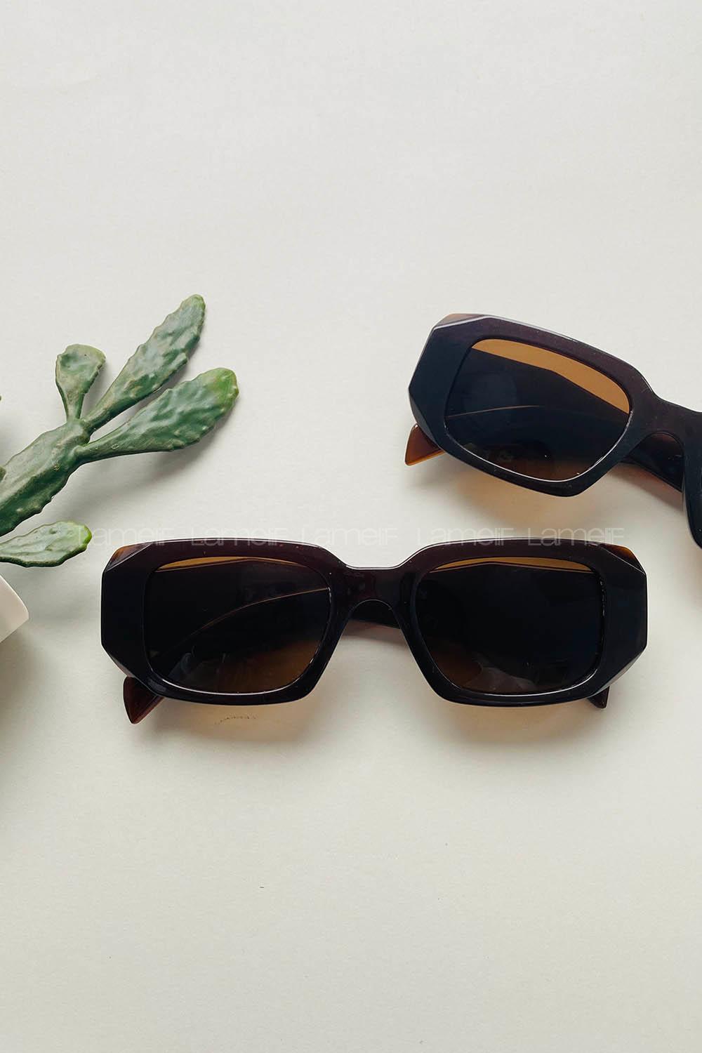 Lamelif Pradaa Acı Kahve Güneş Gözlüğü