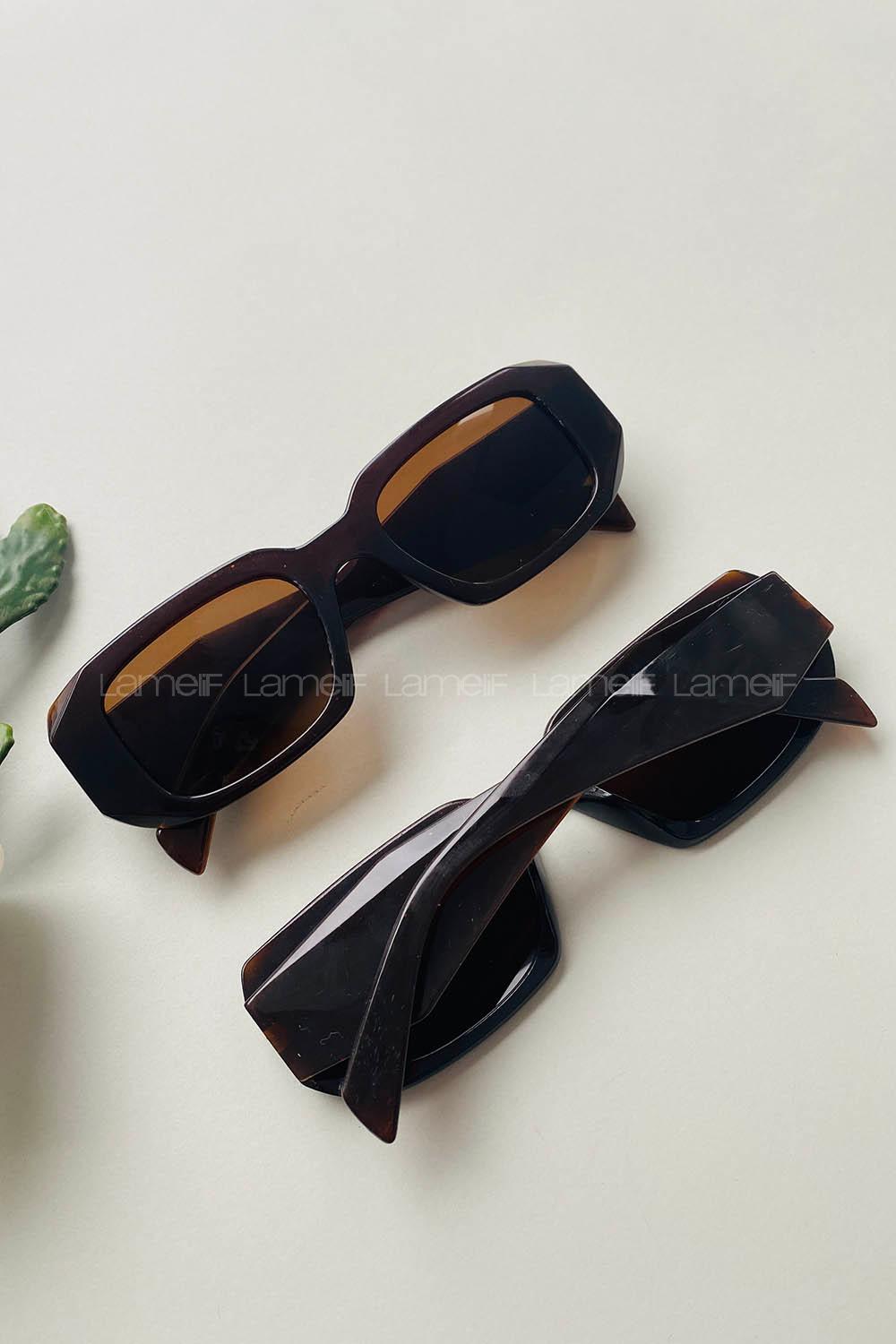 Lamelif Pradaa Acı Kahve Güneş Gözlüğü