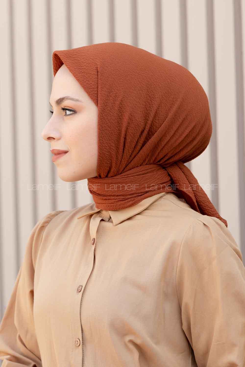 Lamelif Mio Caz Eşarp Tarçın