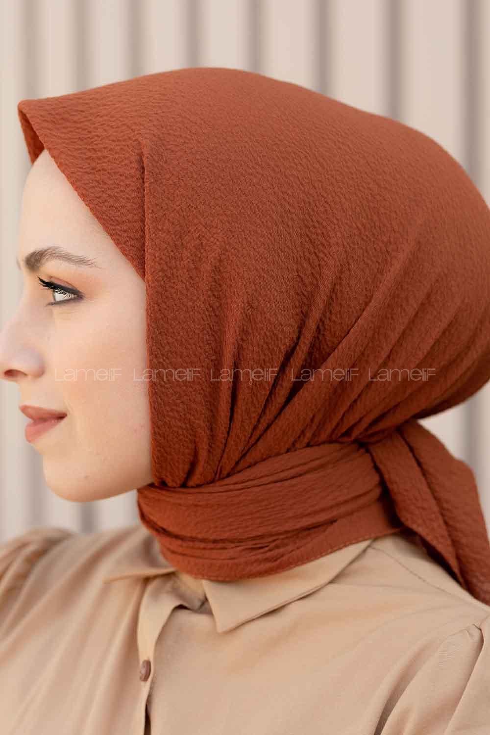 Lamelif Mio Caz Eşarp Tarçın