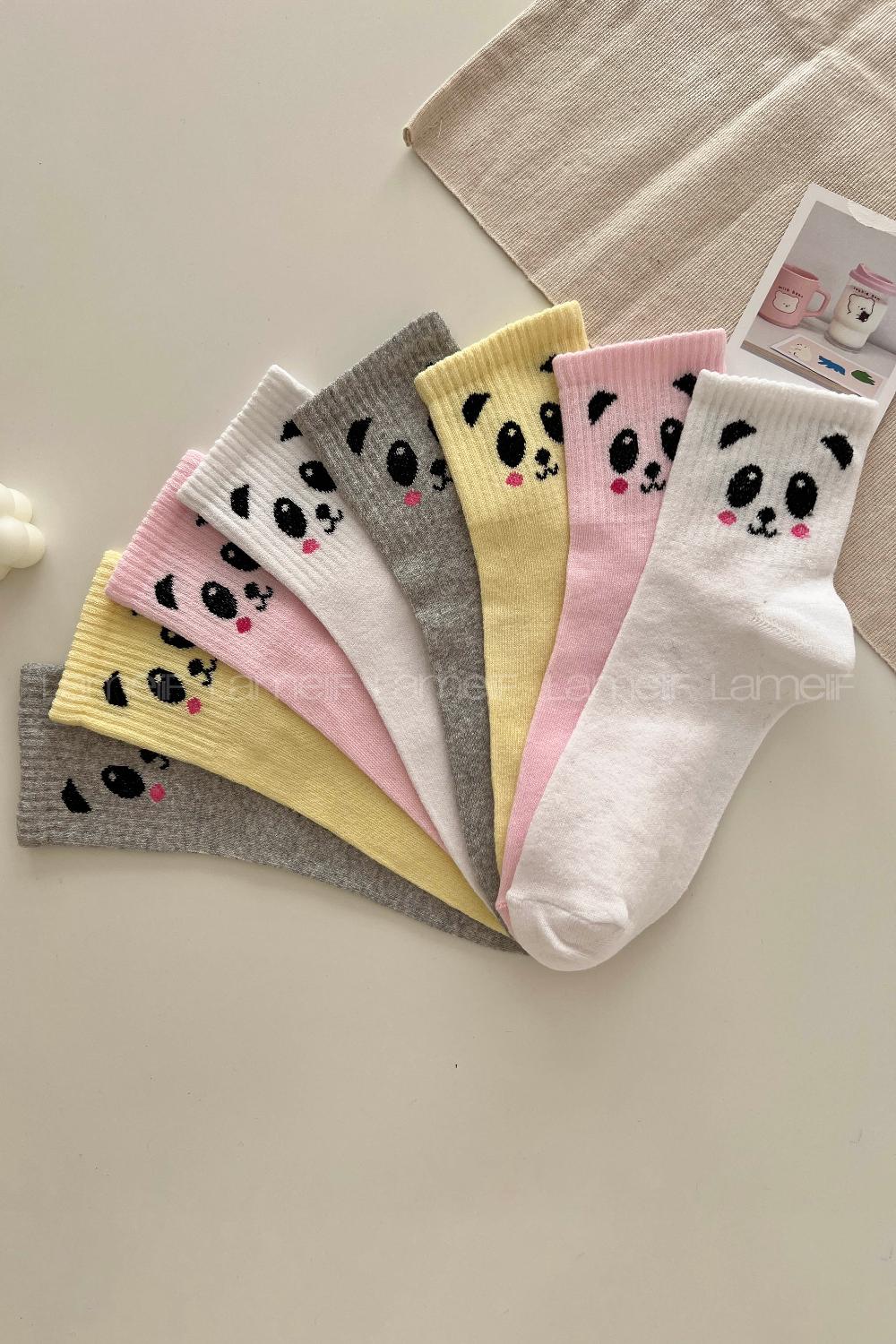 Lamelif  4lü Panda Çorap