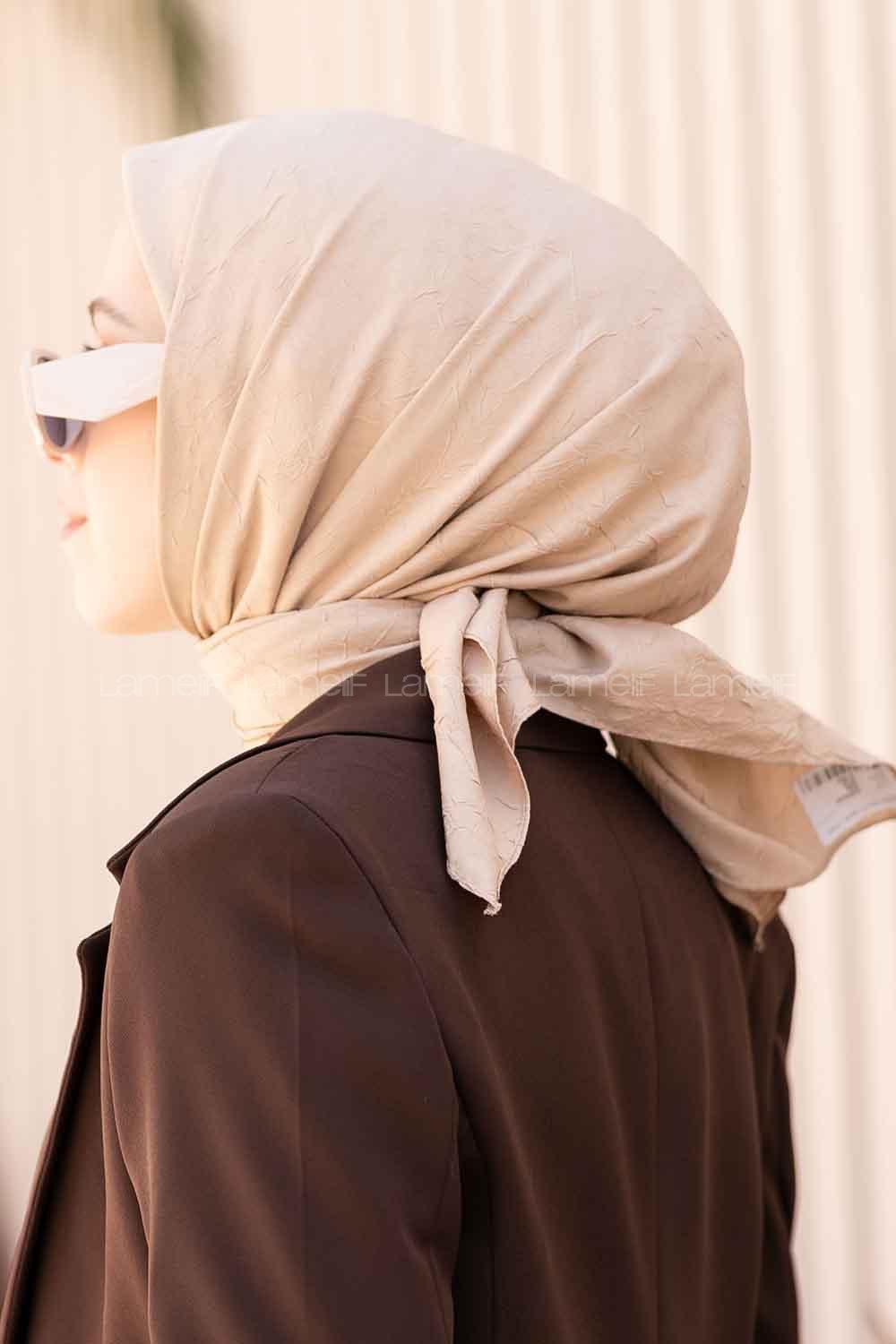 Lamelif Bambu Eşarp Bej