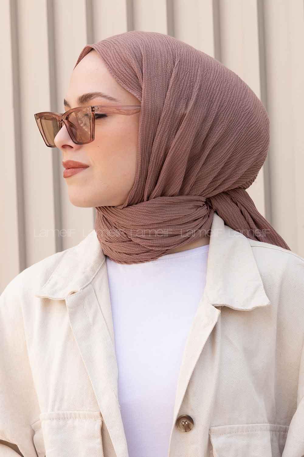 Lamelif Mio Caz Şal Gül Kurusu