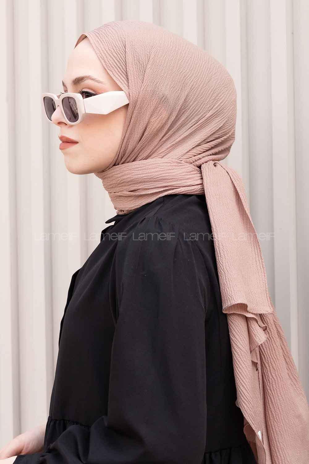 Lamelif Vizonrengi Rengi Mio Caz Şal