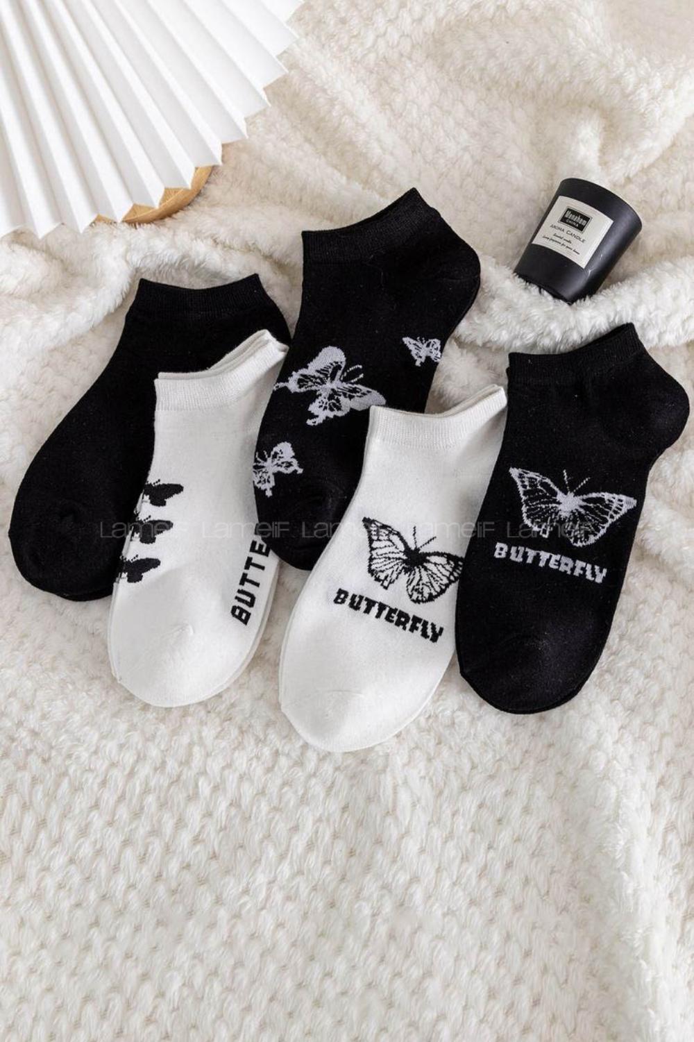 Black White Sock