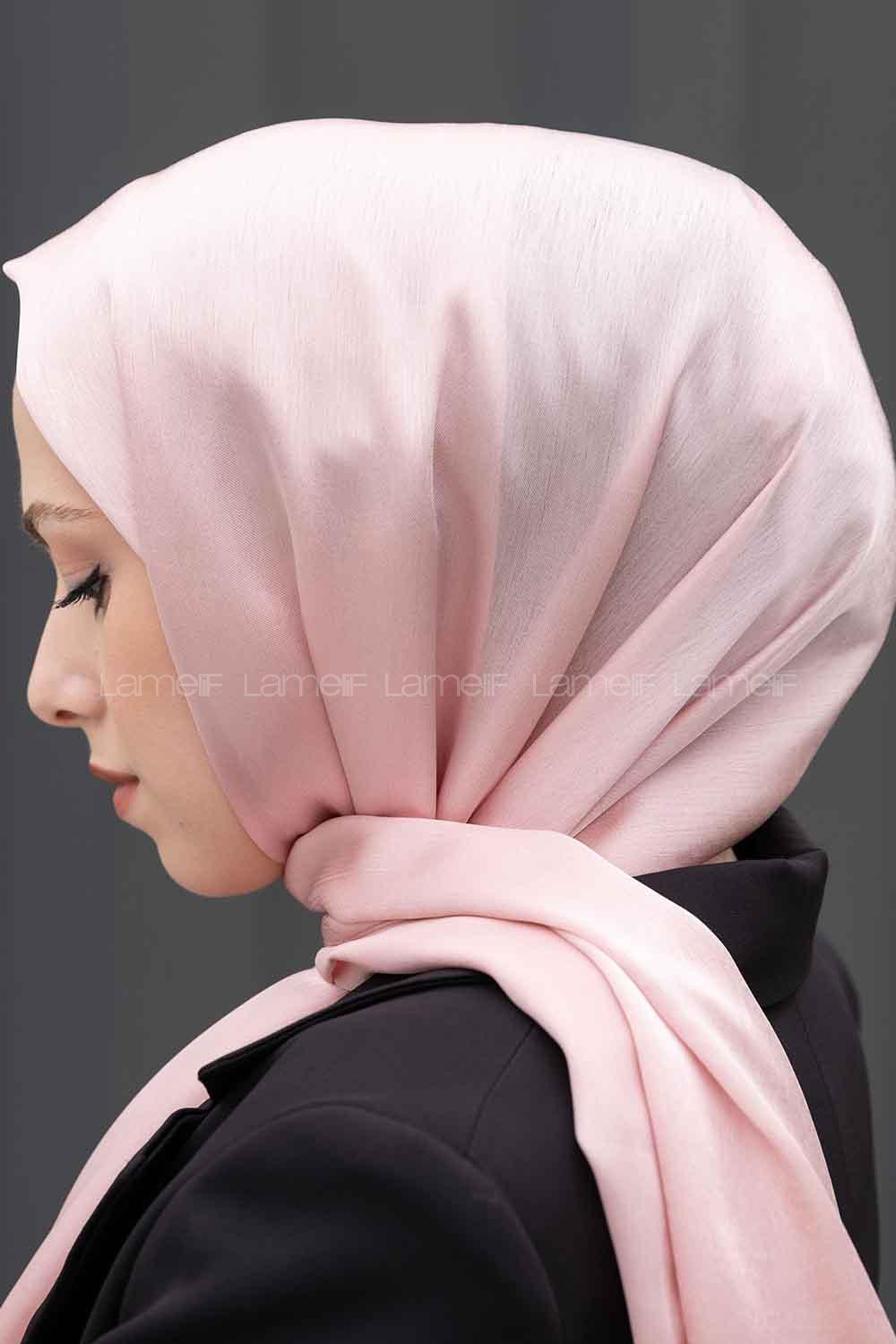 Lamelif Janjan Şal Açık Pudra