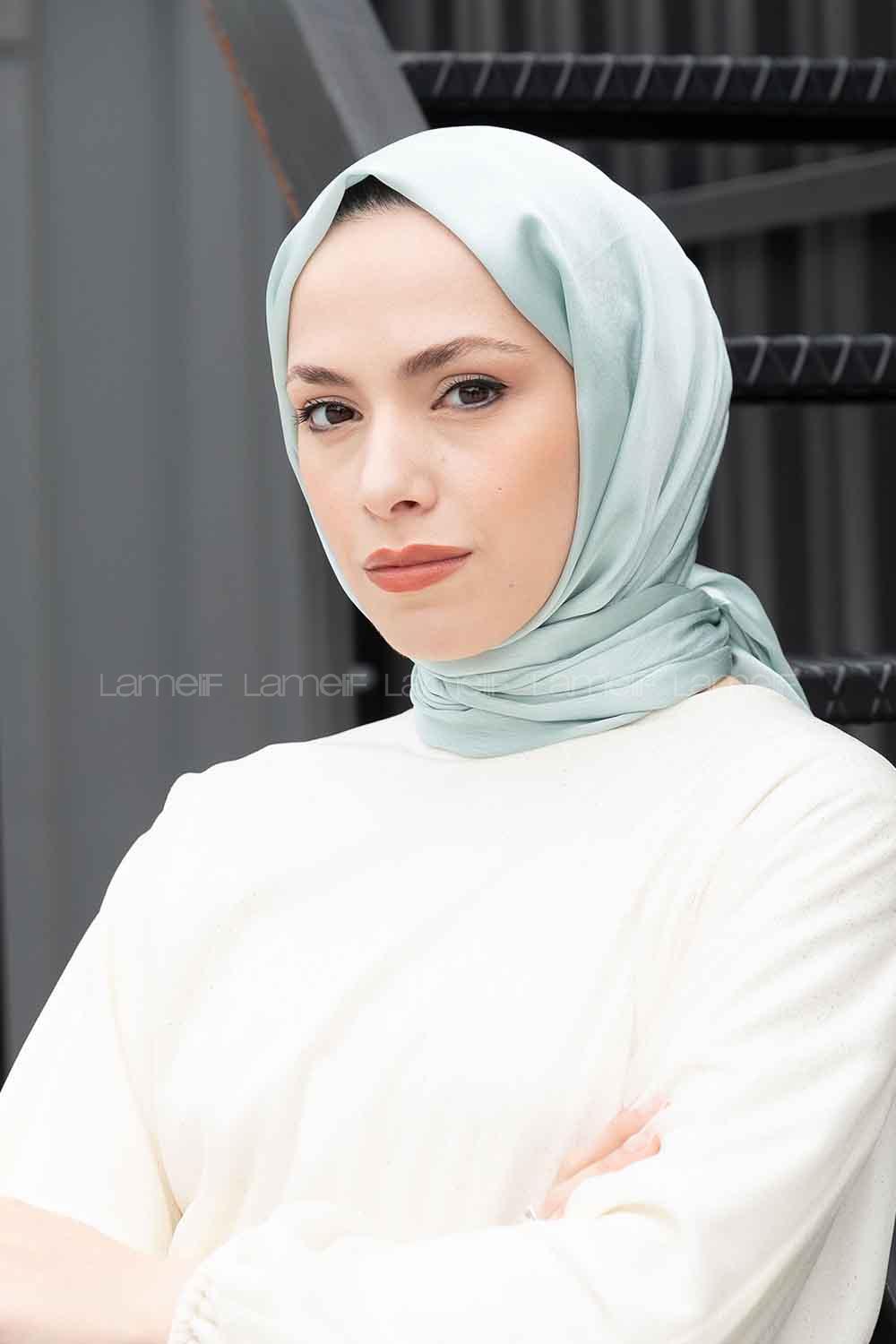 Lamelif Janjan Şal Açık Yeşil