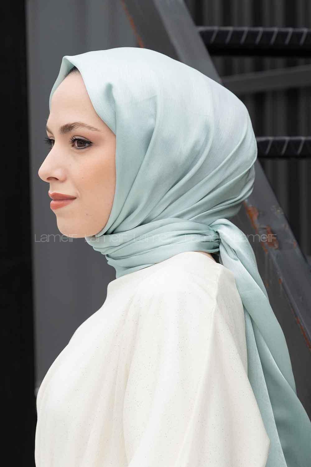 Lamelif Janjan Şal Açık Yeşil