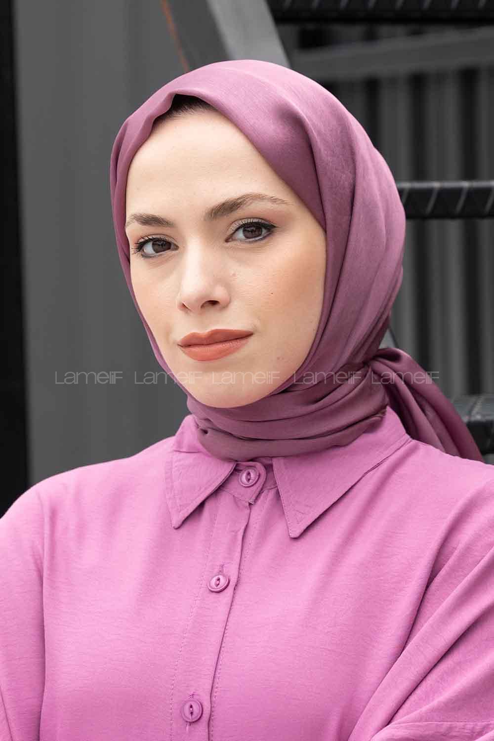 Lamelif Janjan Şal Eflatun