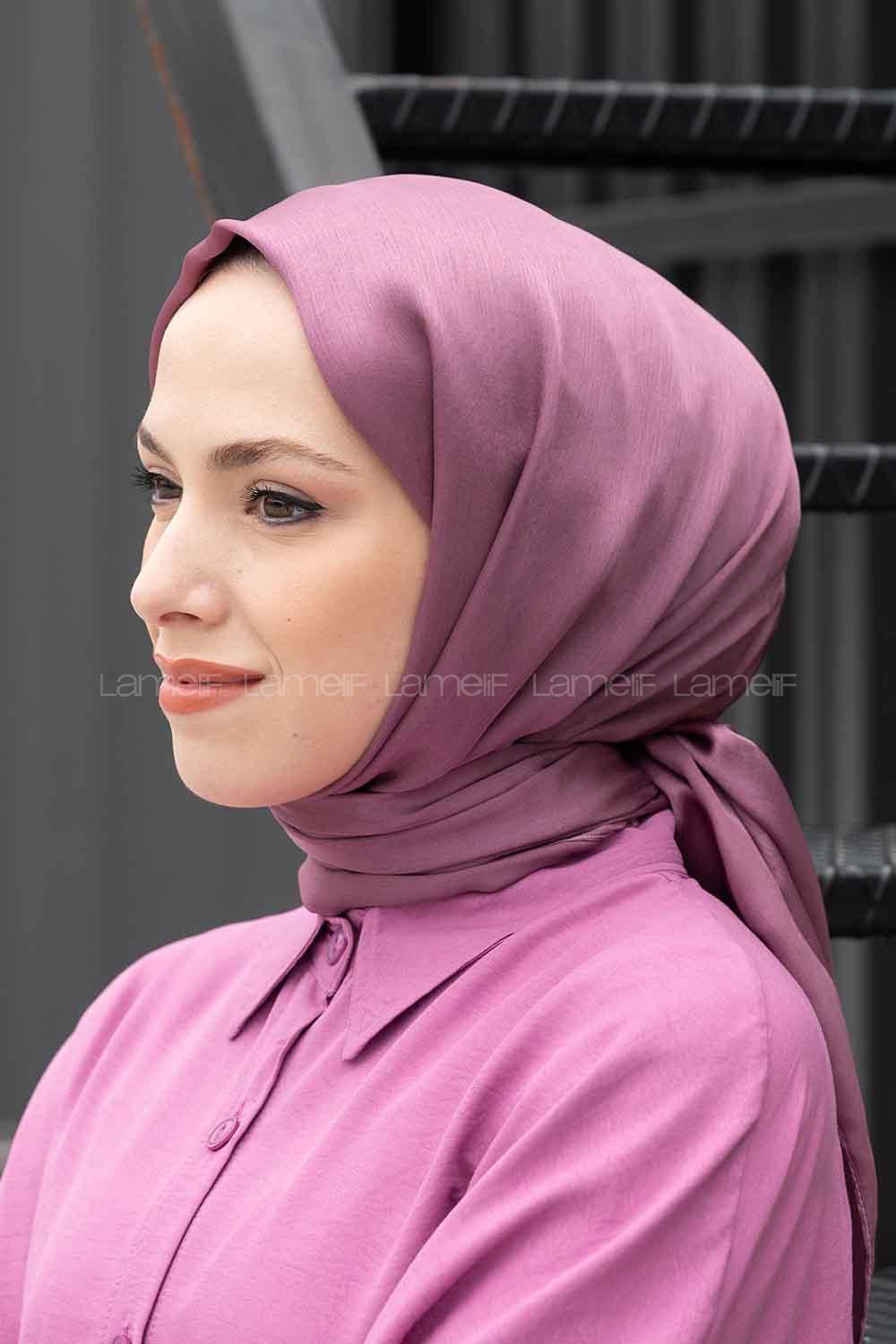 Lamelif Janjan Şal Eflatun