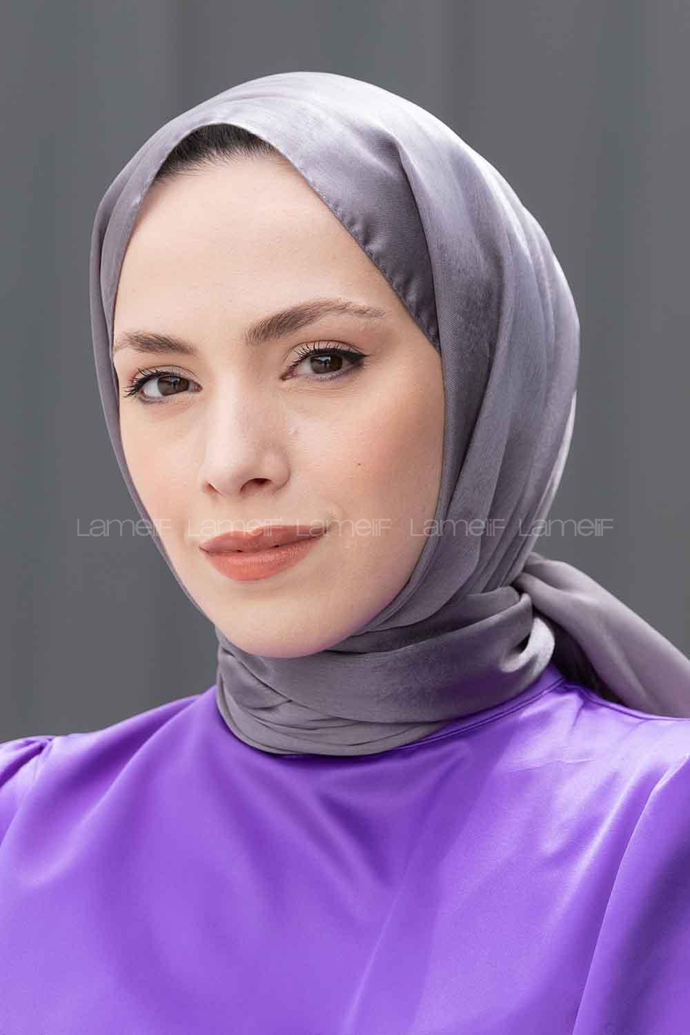 Lamelif Janjan Şal Füme