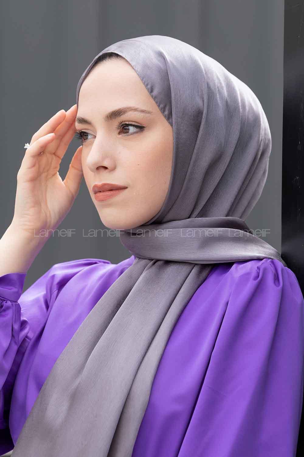 Lamelif Janjan Şal Füme