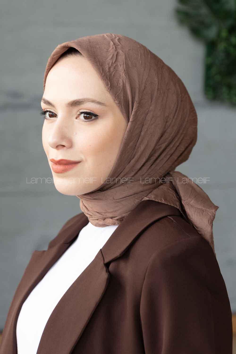 Lamelif Bambu Eşarp Camel