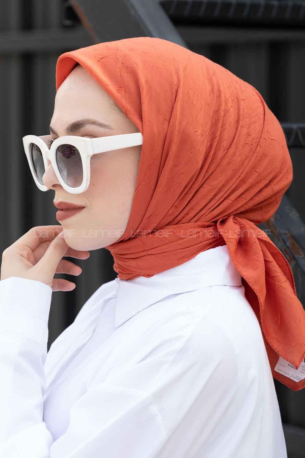 Lamelif Bambu Eşarp Mercan