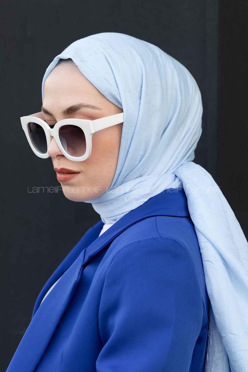 Lamelif Bambu Şal Bebe Mavisi